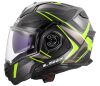 LS2 FF901 ADVANT-X CARBON FUTURE II překlápěcí helma H-V-žlutá